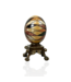 Cayen Collection Polychrome Egg on Antiqued Brass Stand - 5WX9L