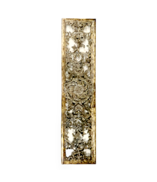 Cayen Collection Gilded Carved Wood Panel