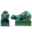Cayen Collection Pair of  Glazed Cat Statues