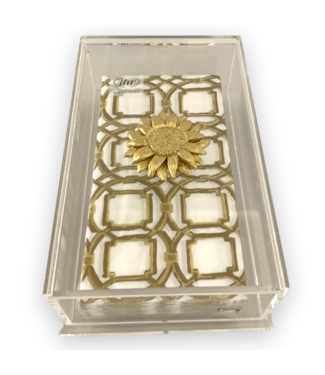 Southern Tribute Sunflower Guest Towel Box