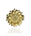 Sunflower Napkin Rings - Set of 4 - clear acrylic