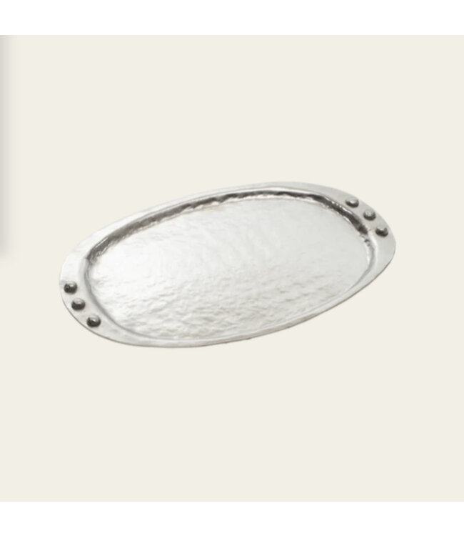 Jan Barboglio Ovalita Nickel Tray