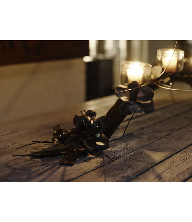 Jan Barboglio Rambling Rose Candelabra