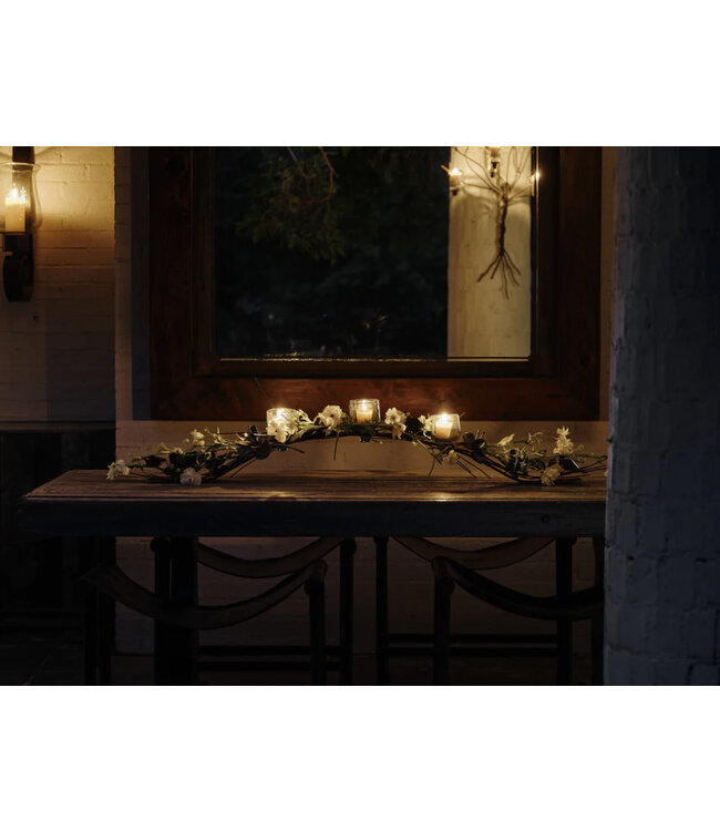 Jan Barboglio Rambling Rose Candelabra