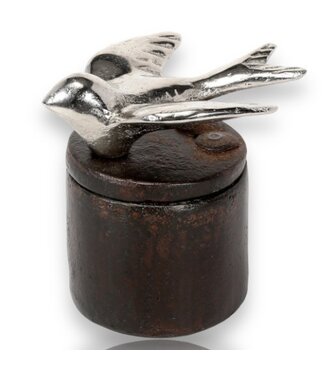 Jan Barboglio Golondrina Box with Nickel Bird