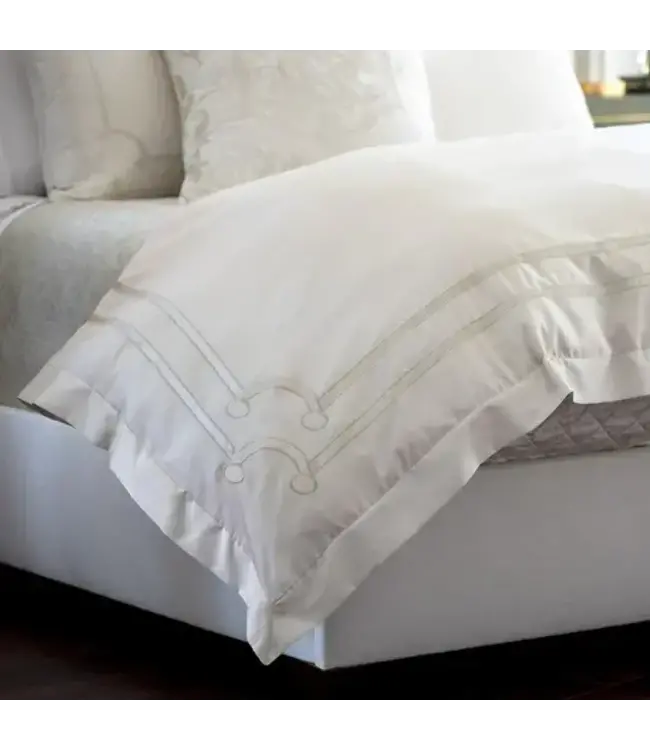 Lili Alessandra VENDOME QUEEN DUVET INVORY S7S / IVORY VELVET 96X98