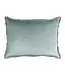 Lili Alessandra Aria Quilted Luxe Euro Pillow Sky Matte Velvet 27x36