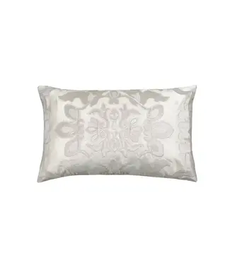 Lili Alessandra Morocco SM Rect Pillow/Ivory S&S Ivory Velvet 14x22