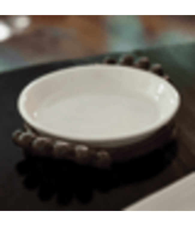 Jan Barboglio Balín Pie Plate  with white ceramic insert plate