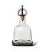Jan Barboglio El Rey Decanter Clear With Crown Topper