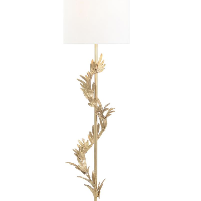 Crystal And Antique Brass Table Lamp - Cayen Home