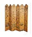 Maitland-Smith Floor Screen with Floral & Fauna Motif