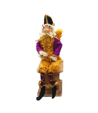 Cayen Collection The Royal Guard Squirrel Doll in Red Velvet Uniform