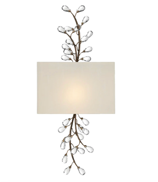 Cayen Collection Crystal Bud Tall Wall Sconce