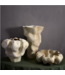 Timna Porcelain Vase - Short - Color: Latte