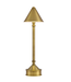 Currey & Co Traipse Brass Cordless Table Lamp