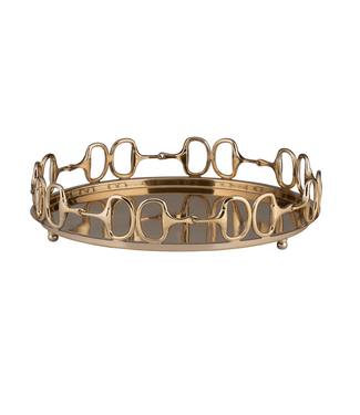 Chelsea House Stirrups Tray - Brass  (Lg)