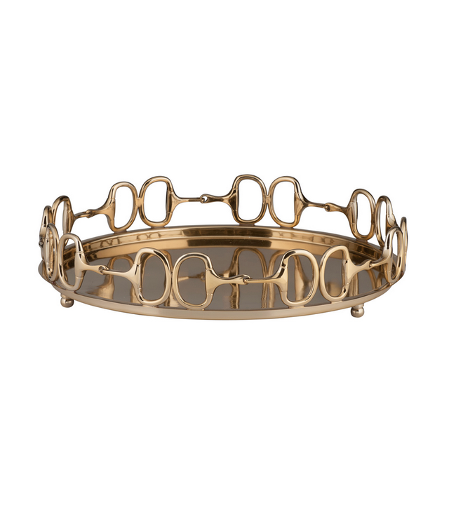 Chelsea House Stirrups Tray - Brass  (Lg)