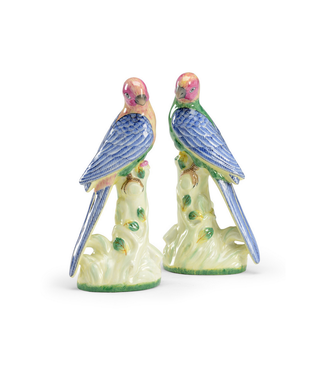 Chelsea House Porcelain Birds Pair