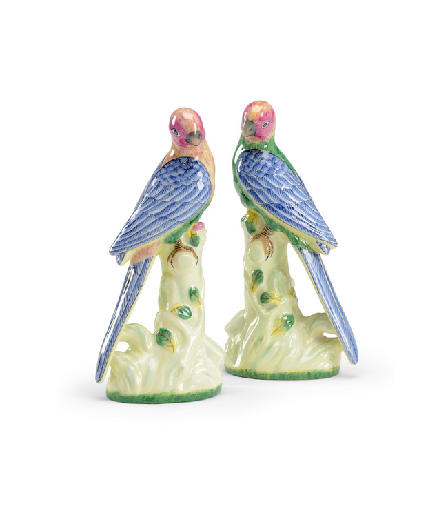 Chelsea House Porcelain Birds Pair