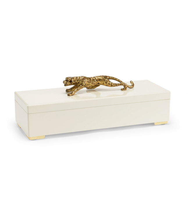 Chelsea House Cheetah Box-Cream