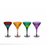 L'Objet Prism Martini Glasses - Assorted (Set of 4)