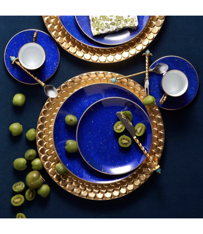 L'Objet Venise Cocktail Two-Prong Picks  - Set of 4