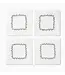 SFERRA Luci Cocktail Napkin (Red/Green) Set of 4