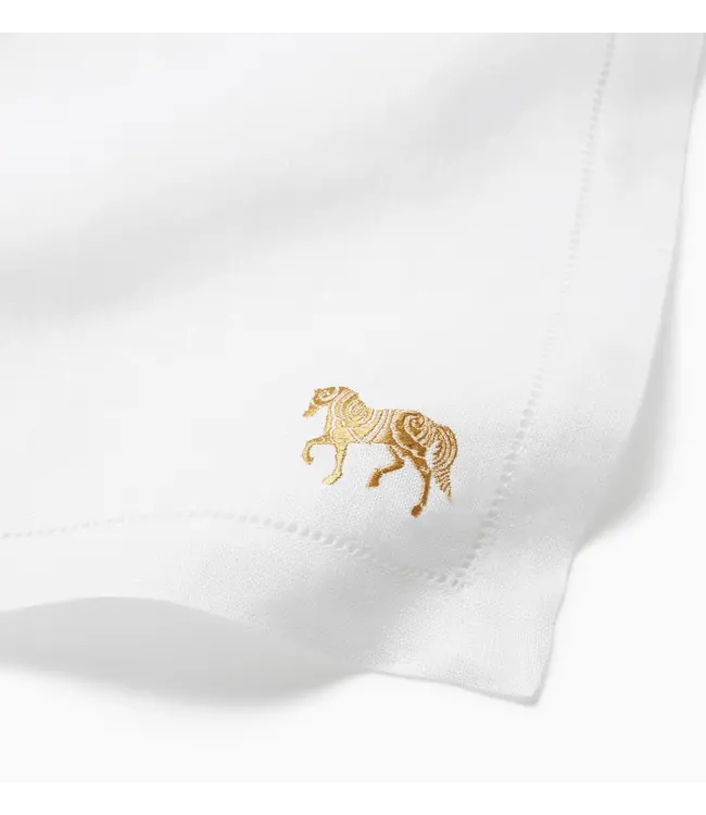 SFERRA Horse Cocktail Napkin Set of 4