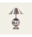 Jan Barboglio Luna Lamp Nickel with Nickel Shade