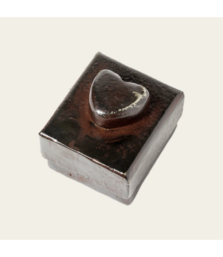 Jan Barboglio El Corazon Box w/heart iron lid