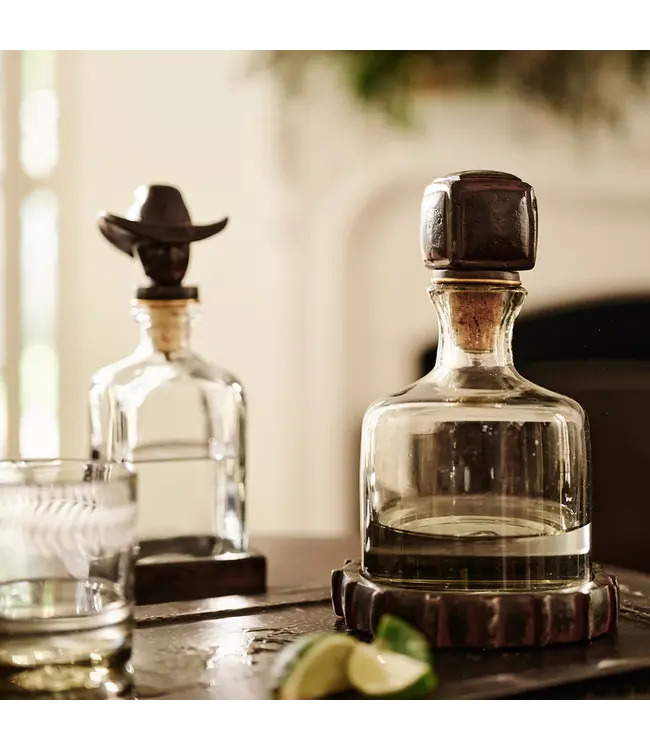 Jan Barboglio Hombre Decanter With Cuadro Stopper