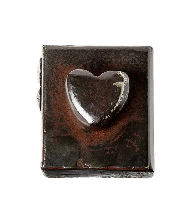 Jan Barboglio El Corazon Box - Natural Iron Finish