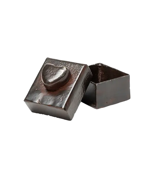 Jan Barboglio El Corazon Box - Natural Iron Finish