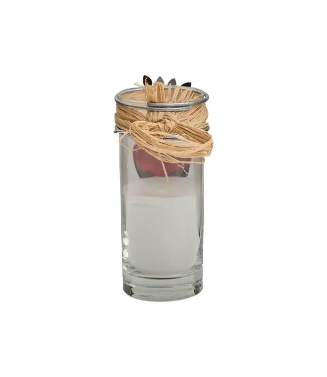 Jan Barboglio Adelita Sacred Heart Candle - Red