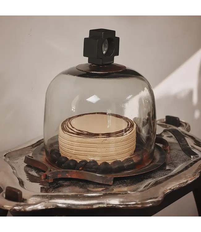 Jan Barboglio Pastelera Bendita Serving Plate with Dome