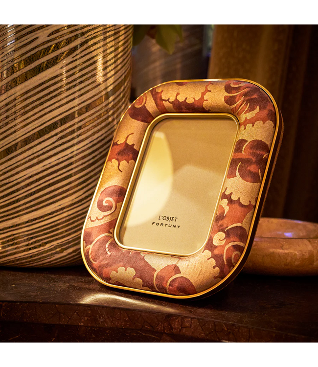 L'Objet Fortuny Rue Jacob Frame - Laotze Oxblood Spice - 5x7