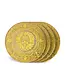 L'Objet Fortuny Orsini Yellow Dessert Plates (Set of 4)