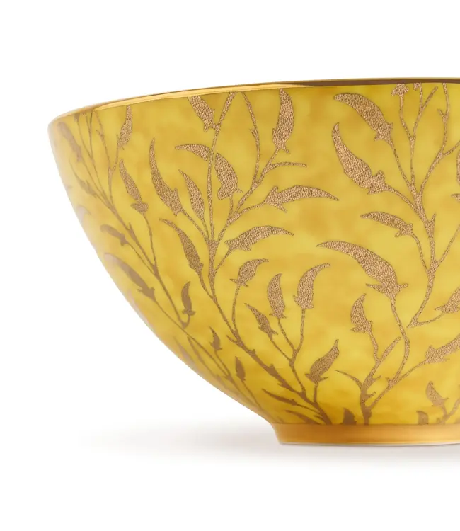 L'Objet Fortuny Orfeo Yellow Bowl
