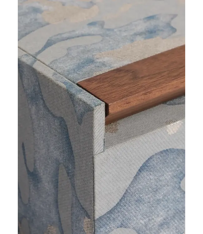 L'Objet Fortuny Box - Camo Isole Faded Blue