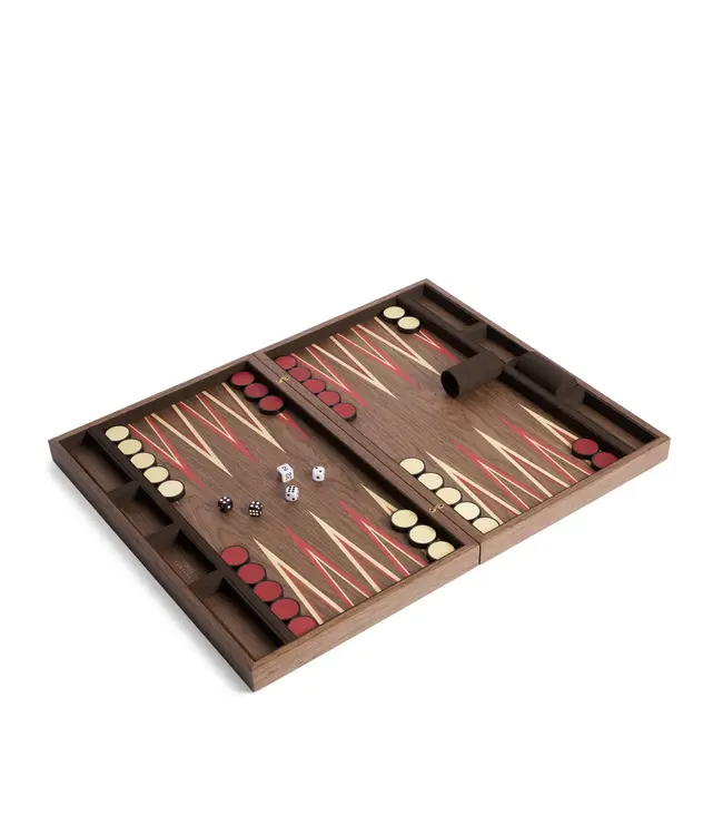 L'Objet Fortuny Backgammon Board - Laotze/Oxblood Spice