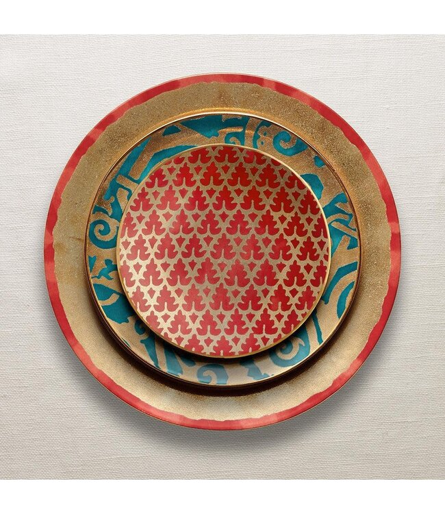 L'Objet Fortuny Assorted Canape Plates (Set of 4)