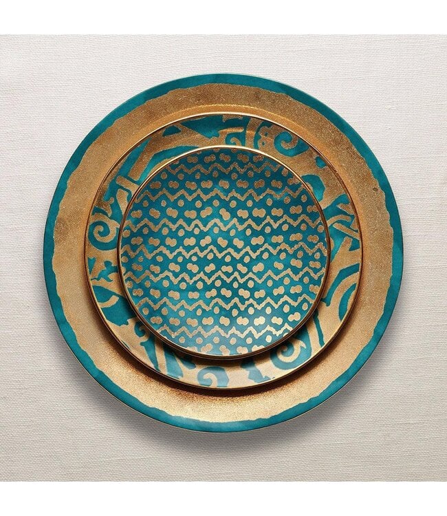 L'Objet Fortuny Assorted Canape Plates (Set of 4)