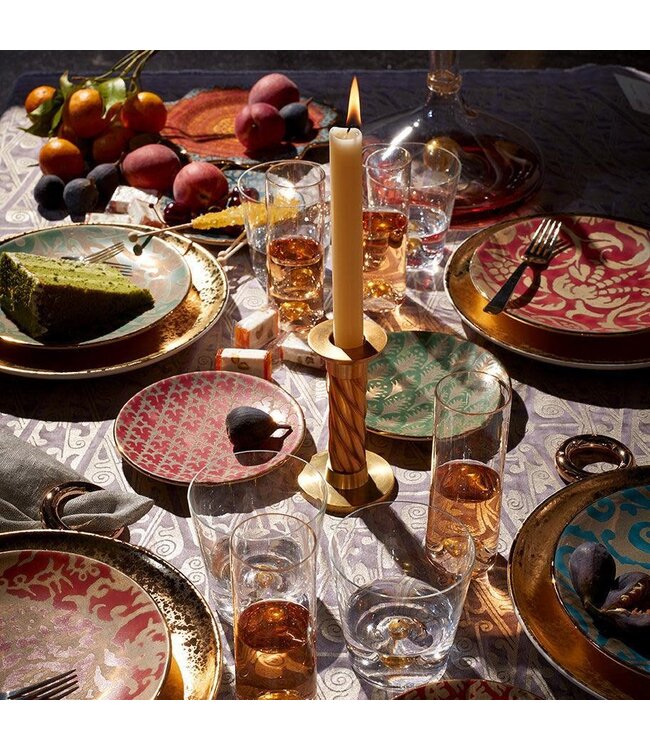 L'Objet Fortuny Piumette Canape Plates (Set of 4)