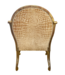 Cayen Collection Rose Tarlow Verona Arm Chair in Deep Honey Velvet Armadillo + trim accents  - 22k finish