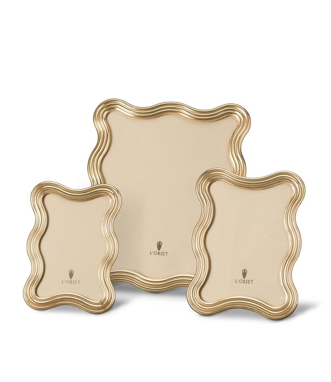 L'Objet Ripple Frame Gold 5x7