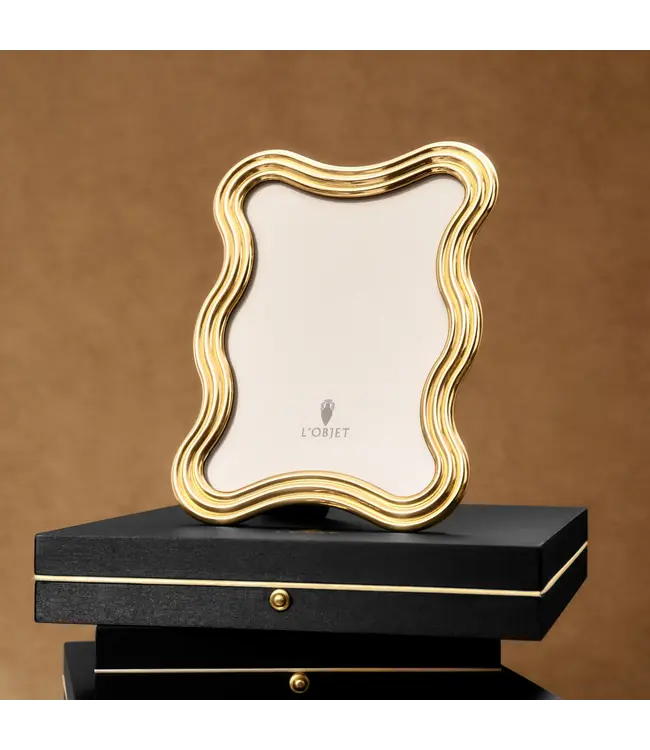 L'Objet Ripple Frame Gold 5x7