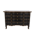 Cayen Collection Four Drawer Ebonized and Gilt Chest  by Minton Spidell - 37 x 55 1/2 x 23