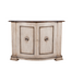 Cayen Collection Italian Bowfront Painted Two Door Cabinet by Minton Slidell - 39.5 W  54 H  23 D
