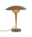 Cayen Collection Sherwood Finished Brass Table Lamp with Dark Green Glass Accent
